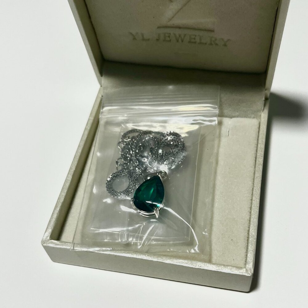 YL Drop Necklaces (Blue & Green)